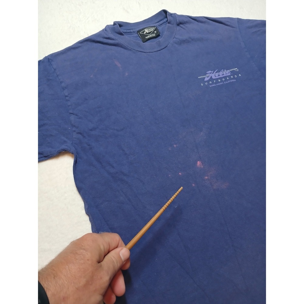 Vintage Hobie Surfboards Shirt Size Medium Purple Made In USA - Picture 6 of 8